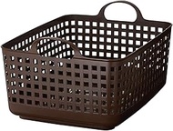 LIKE-IT SCB-7 Laundry Hamper with Handle, Shallow Basket, Approx. Width 14.0 inches (35.5 cm), Depth