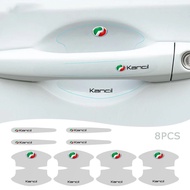 For Perodua Kancil 660 850 EX GX EZ Set of 8 Transparent Car Door Handle Protector Stickers Accessor