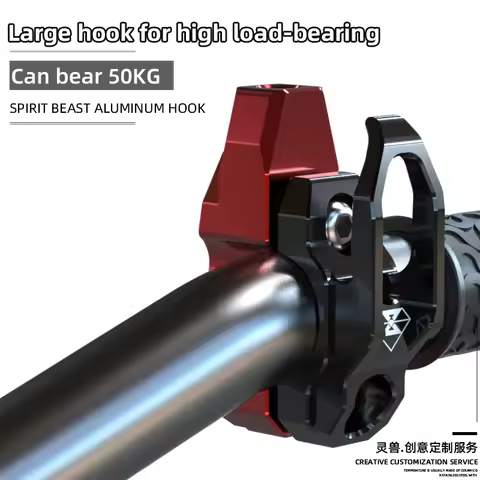 SPIRIT BEAST Motorcycle 22MM handlebar hook Universal handlebar helmet hook handle mirror mount hook