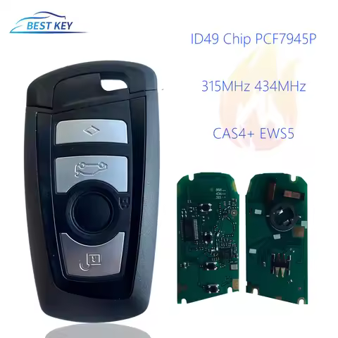 BEST KEY Car Remote Key For BMW F 3 5 7 Series X5 X6 F20 F22 F30 CAS4 CAS4+ FEM BDC 315 434 868 Mhz 