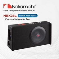 Nakamichi NBX25L 10" Active Subwoofer Box 1000W