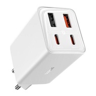 BASEUSGaN6 Pro Fast Charger 2C+2U อะแดปเตอร์ (65 วัตต์, สีขาว)