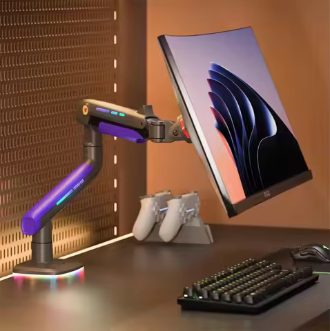 NB G60 Gaming Monitor Arm 32-60 Inch Curved Arc Screen Desktop Monitor Holder 2-20kgs Ultra Wide Mon