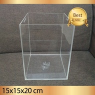 Aquarium acrylic solitare cupang 15x15x20cm