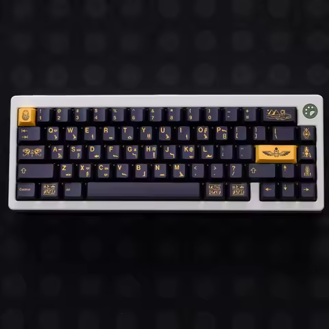 PBT GMK Pharaoh Keycaps Cherry Profile Keycap Dye Sublimation Key Cap For MX Switch Mechanical Keybo
