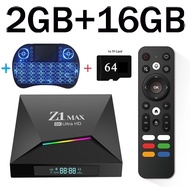 Z1 Max Android 15 กล่องสมาร์ททีวีAllwinner H618 Quad Core 4G 5G Dual WiFi BT5.0 Media Playerเสียงดิจ