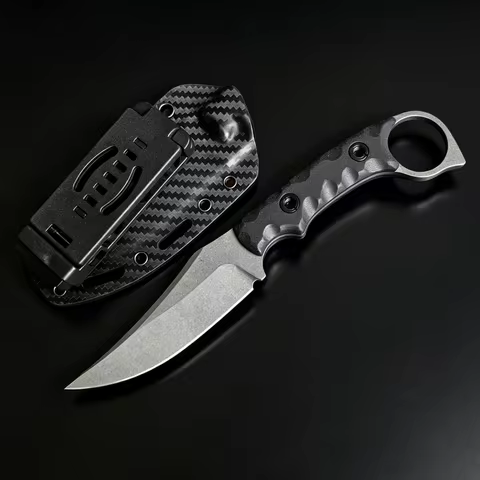 Trskt TAC M6 14C28N Hunting Knife Survival Camp Knife Rescue Tool Pocket Knives EDC Tool With Carbon