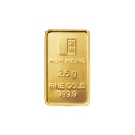 Poh Heng Jewellery 999.9 Gold Bar 2.5gm [Price By Weight]