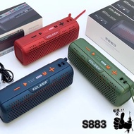 Portable Bluetooth Speaker S883, 5W Stereo Sound, 1200mAh Battery 6H Play, Bluetooth 5.1, 5 Colors