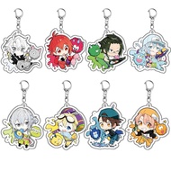 Anime IDOLiSH7 Keychain Cartoon Character Izumi Iori Leader Pendent Car Key Ring Bag