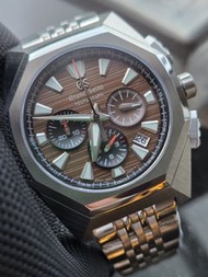 ❮訂製❯Seiko mod  啡色錶面 
  採用精工VK63石英機芯
  計時碼功能
  44.5mm  
  附送精美錶盒