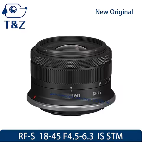 New Original For Canon RF-S 18-45mm F4.5-6.3 IS STM For Canon EOS R50 R10 R100 R7 Camera 18-45 4.5-6
