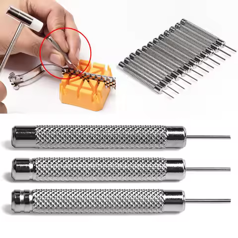 Watchband Link Punch Pin Stick Adjust Punching Needle Watch Bracelet Strap Remover Bar Hammer Punch 