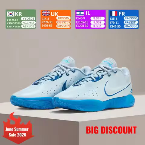 Nike LeBron 21 EP Multi-Style Anti-Slip Durable Low-Top Basketball Shoes Men's Blue FQ4146-400