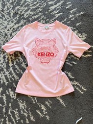 專櫃正品kenzo粉色t恤 size m