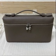 99新 Loro Piana LP19 大象灰 飯盒包