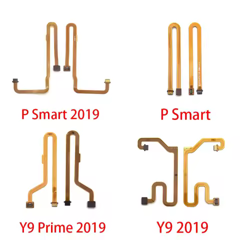 Home Button Fingerprint Touch Id Sensor Connector Flex Cable For Huawei Y6 Y7 P8 Lite 2017 Y9 2018 P