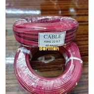 AWG 22x2 Stranded Copper Cable 40m Length AWG 22 x 2 Double Stranded Copper Cable/