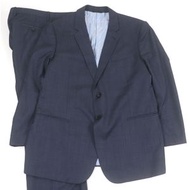 成色極佳的GIORGIO ARMANI Armani 2023款真絲混紡單排扣西裝，藏藍色，58碼，義大利製造，正品，男士。黑色標籤。