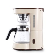 德世郎(DESLON)咖啡机家用大容量一机多用咖啡机 白色DESLON Coffee Machine Home