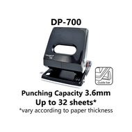 Regular/Heavy Use 2 Hole Puncher Kangaro Inspiro DP480 DP600 DP700 Penebuk Lubang Besar Pejabat/Offi