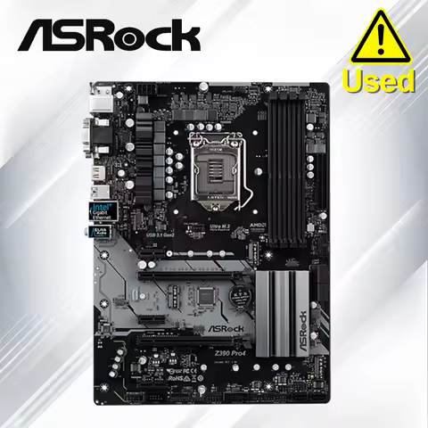 ASRock Z390 Pro4 Original Desktop 1151 Motherboard Z390 Socket LGA1151 DDR4 SATA3 USB3.0 M.2
