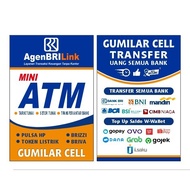 Flexy MINI ATM/TRANSFER TOP UP BANNER (Sold Individually, Counter Name Write In The ORDER Notes)