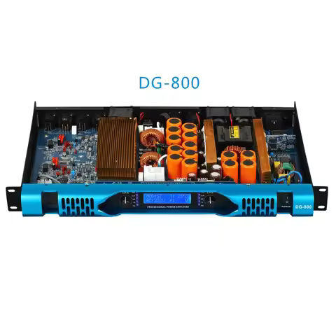 DG-800 Class D Digital Power Amplifier 800Watts 2 Channel Professional Audio Musical Equipment For D