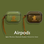 發吉文字AirPods3保護套airpod2代無線藍牙Pro第二代耳機軟殼適用蘋果三代ipod1硅膠透明aipods四代AirPodPro