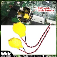 Laptop BIOS/CMOS CR2032 Battery With 2Pin Wire Connector for Motherboard Mainboard CR2032 3V Battery