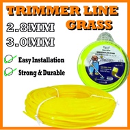 1 Roll Square Nylon GRASS TRIMMER LINE STRING 340G / TALI MESIN RUMPUT / SQUARE NYLON / STAG-777 1LB