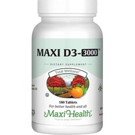 Maxi Health® Vitamin D3 3000 IU Supplement (180 Tablets) GKRU