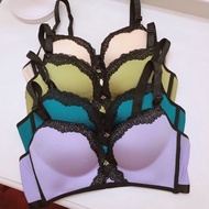 Seamless Bra (B26) Adult women's underwear Elegant patterned/