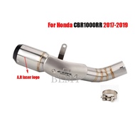 Slip On For HONDA CBR1000RR CBR1000 RR CBR 1000 RR 2017 - 2019 Motorcycle Exhaust Escape Muffler Fu
