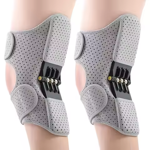 2Pcs Knee Brace Support, Adjustable Protector for Meniscus Injury Recovery, Walking Stability