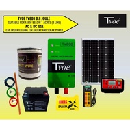 Crilight TVOE SET PAGAR 0.5 SEHINGGA 1 EKAR TV808 0.8J (Solar & Bateri)