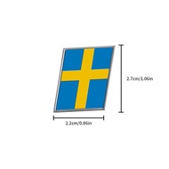 Rear Badge Sticker Sweden Flag Trunk Sticker Metal Cars Sticker For VOLVO S90 XC90 V90 EM90 XC70 S80