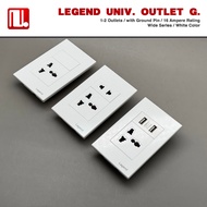 Legend Universal Outlet / 1-2 Outlets / USB Outlet