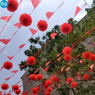 Red Nylon Lantern Suitable for Decoration Chinese New Year 2027
