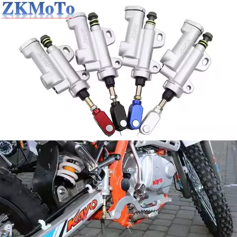 Motorcycle Rear Hydraulic Brake Master Cylinder Pump For Kayo T2 T4 T6 K2 K6 Bosuer BSE M4 M2 K5 Nc2