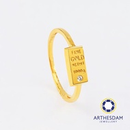 Arthesdam Jewellery 916 Gold Mini Gold Bar Ring