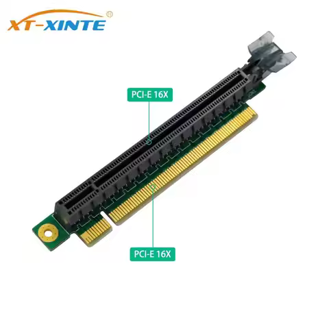 90 Degree PCI Express 16x 3.0 Male to Female Riser Card Right Angle PCI-E x16 to 16x Slot Protect To