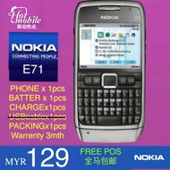 Original NOKIA E71 2nd Renew.Set Telefon 原装诺基亚 E71 二手翻新手机、