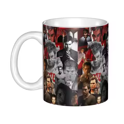 Personalized Dexter Morgan Mug DIY Movie Ceramic Milk Tea Coffee Cups