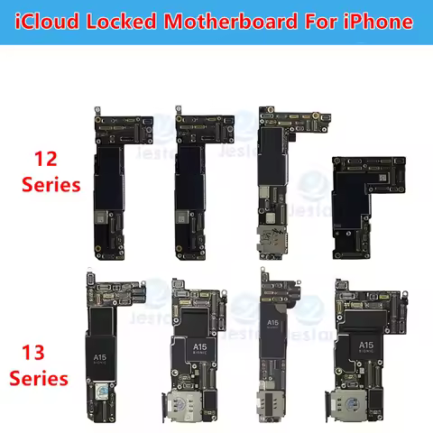 iCloud Locked Motherboard For iPhone X XS XSM XR SE2 11 12 13 Series ProMax Mini ID Lock Logic Pract