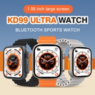 YQ Smart watch T800 Ultra Fitness Tracker with Bluetooth Call, Stopwatch, and Heart Rate Monitor for