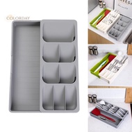 Drawer Store Compact Cutlery Utensil Organizer Kitchen Drawer Tray Organiser for Knives Forks Chopst