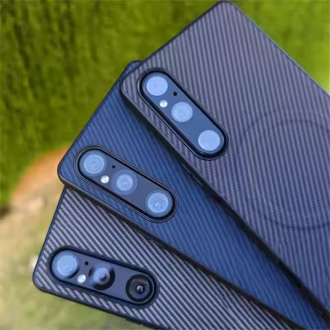 Magnetic Case For Sony Xperia 1 VII 10Vi 10 5 1 V Iv 1 III MagSafe Luxury Stripe Silicone Leather Ba