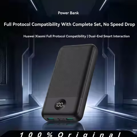 20000mAh External Battery Pack with 18W PD 3.0A Fast Charge USB C Input Output Portable Charger 3 Po