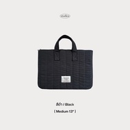 รุ่นใหม่ ! HOMELAND - กระเป๋ารุ่น College สำหรับใส่ Laptop ด้านในมีซับ / ซิปปิด (Medium 13 นิ้ว) มี 